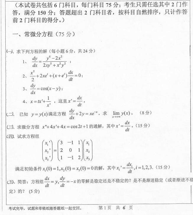 你們最想要的成人高考真題答案之數學篇